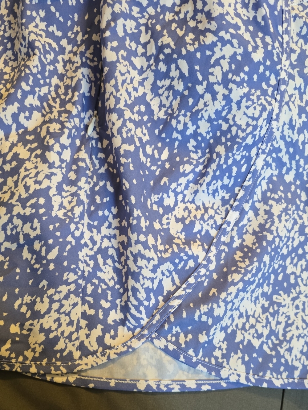 RBX Shorts Skort Womens Size Large White Blue Pattern Skort Skirt Activewear - Picture 12 of 12